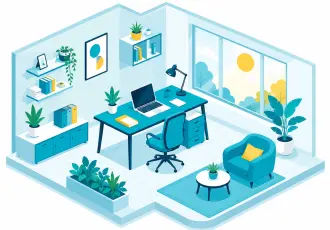 une salon de maison avec des équipements qui consomment l'électricité produite