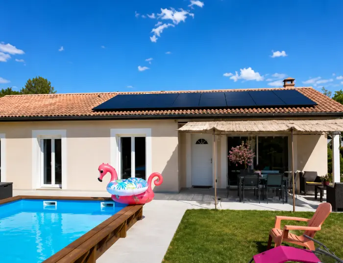 Installation photovoltaïque de 10 kWc à Saint Uze